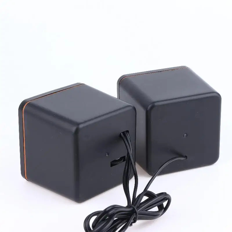 【SSummer10】Computer Speakers Stereo Microphone Audio PC Speaker USB Wired With LED Light For Desktop Computers PC Laptops【SS】