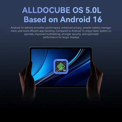 ALLDOCUBE iPlay 70 Max Pro Tablet  13'' 2.5K Dsiplay Unisoc T7300 16GB RAM 128GB ROM Android 16 10000mAh 4G LTE Tablet