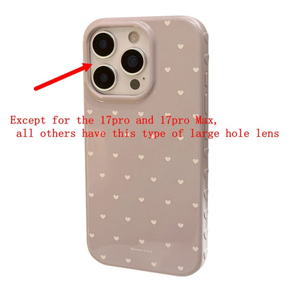 Minimalist Gentle Pink Flowers Transparent Shockproof Protective Phone Cover Case for iPhone 17 16 15 14 13 12 Pro Max