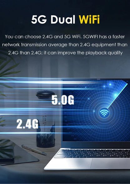 14.1" Windows 11 Laptop Intel Core i9 10980HK 4K HD Screen 16GB RAM 1TB 2TB SSD Gaming laptops PC Office Portable Computer Game