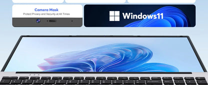 ACEMAGIC 17.3-inch laptop 16GB DDR4 512GB SSD IntelN97/N95/4300 3.6GHz lightweight and portable high-definition WiFi5 180 ° open
