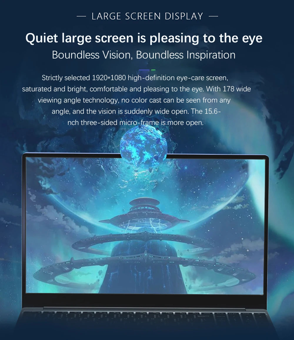 NEW Thin and light Laptop 15.6 inch AMD R7 4700U Backlit Keyboard Windows 11 32GB DDR4 2TB Fingerprint Gaming Laptop Computer