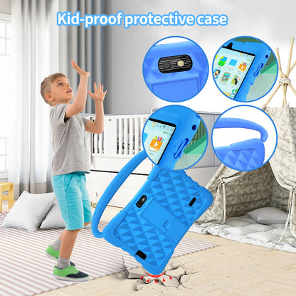 New 5G WiFi 7 Inch Kids Tablets Android 13 Quad Core 4GB RAM 64GB ROM 4000mAh Bluetooth Children's Gift Kids Software Tablet Pc