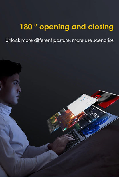14.1" Windows 11 Laptop Intel Core i9 10980HK 4K HD Screen 16GB RAM 1TB 2TB SSD Gaming laptops PC Office Portable Computer Game