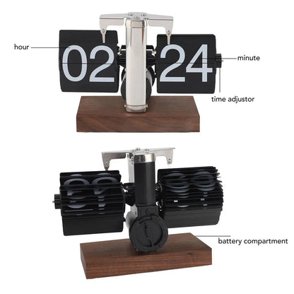 Automatically Page Turning Flipping Clock for Modern Home Office Decoration.Full of Sense of Technology.A Battery Included.