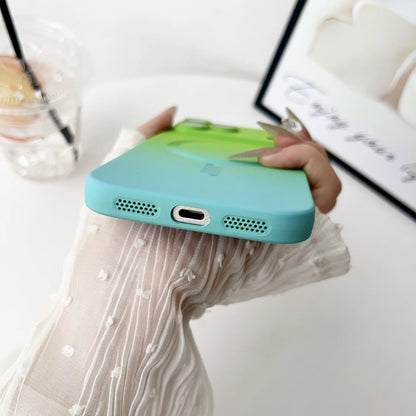 Gradient Magnetic Case for iPhone 17 Pro Max 17 Pro Air Cover Mag-safe Wireless Shell Full Camera Lens Film Soft Silicone Fundas