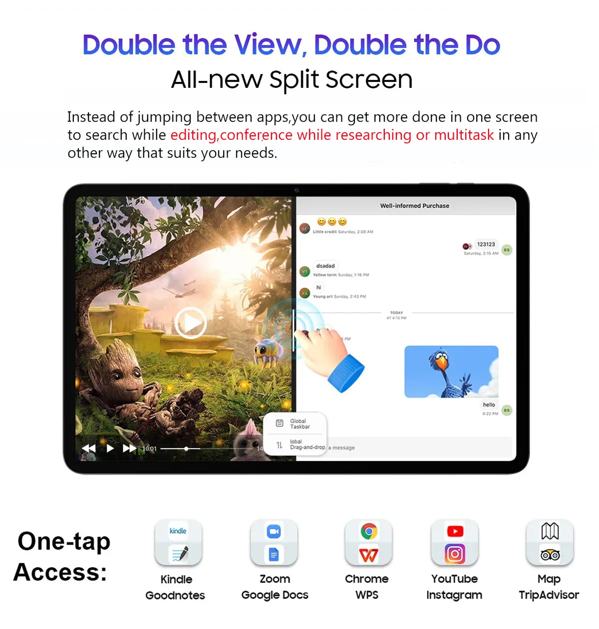 Nenmone Mpad15 14 Inch Tablet Android 15 16GB+512GB 1920*1200 4G Phone Call Tablet 14inch Bluetooth 5G WiFi Pad 12000mAh 32MP