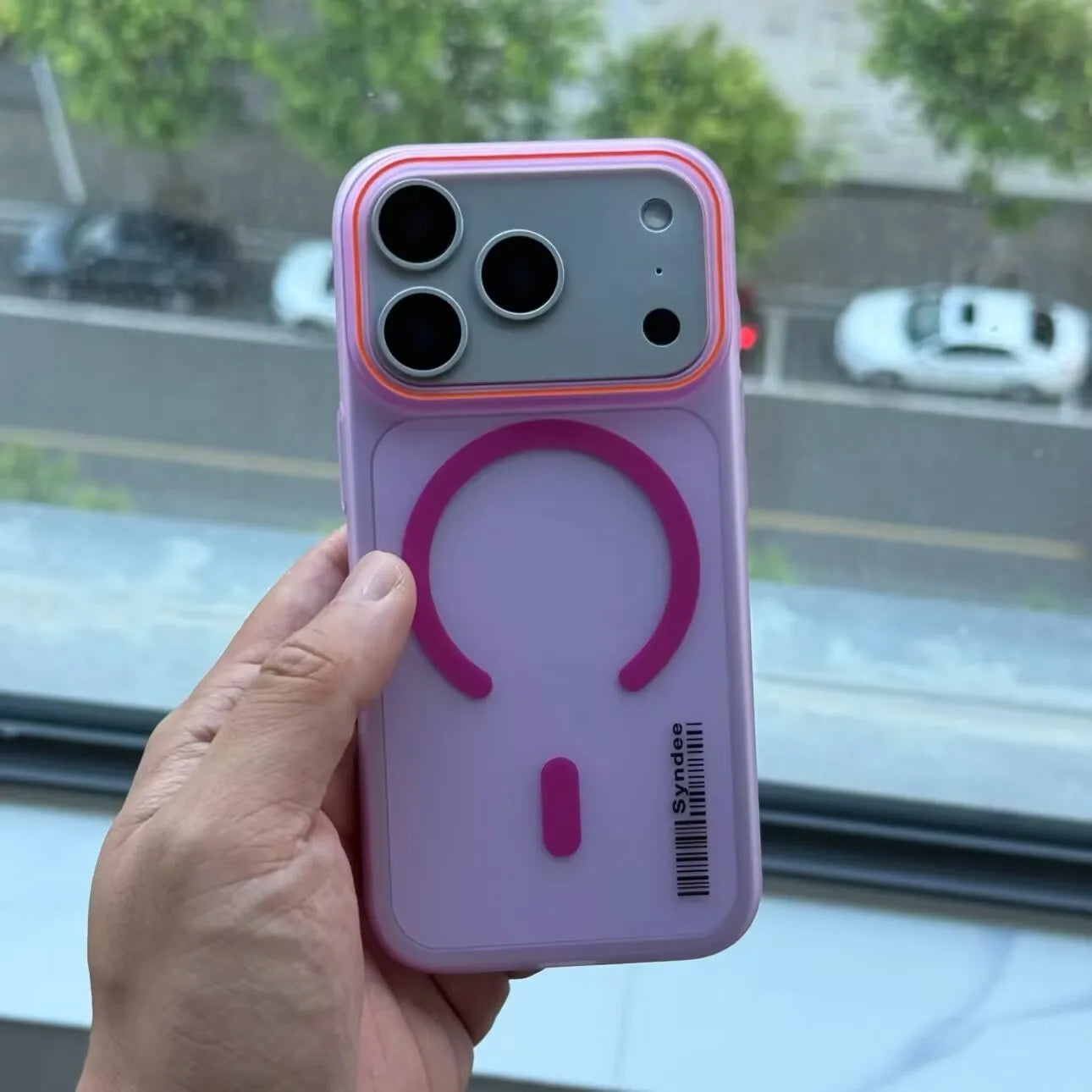 Luxury Matte Translucent Barcode Shell For IPhone Air 17 16 15 14 13 12 11 Pro Max Plus Wireless Charge Ultra-thin Protect Cover