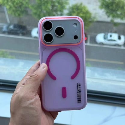 Luxury Matte Translucent Barcode Shell For IPhone Air 17 16 15 14 13 12 11 Pro Max Plus Wireless Charge Ultra-thin Protect Cover