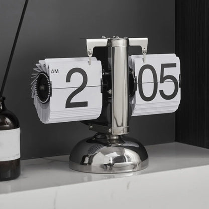 Clock Digital  Down Clock Retro Minimalist Single Foot Mechanical Auto  Clock Desk Clock for Home Livingroom