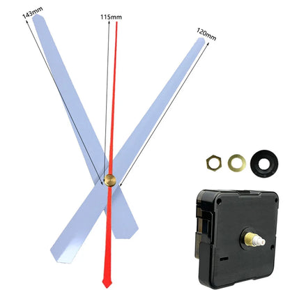 Mechanism Clock Movement Easy To Use Hour Hand: 120 Mm Minute Hand: 143 Mm Second Hand:15 Mm Shaft Length: 13 Mm