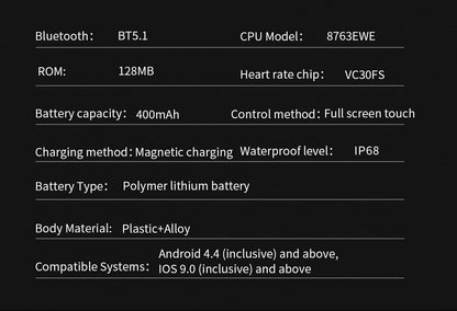 2026 new smartwatch with 1.46-inch IPS display, Ipx8 water resistance rating. 400 mAh battery featuring over 100 activity modes,