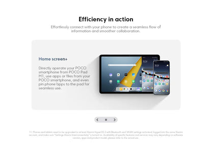 POCO Pad M1 Global Version 12.1" 2.5K crystal-clear display 12000mAh Snapdragon 7s Gen 4 Tablet