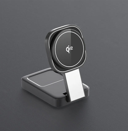 3in1 Magnetic Wireless Charger QI2 Magsafe Folding Wireless Charging Station for iphone 16 pro iWatch AirPods Wireless Charger