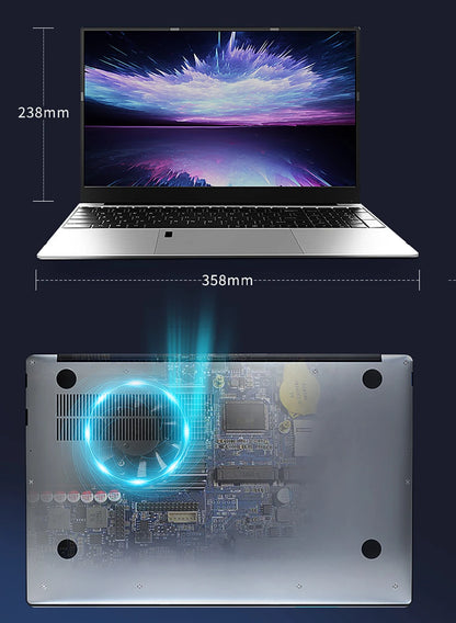 NEW Thin and light Laptop 15.6 inch AMD R7 4700U Backlit Keyboard Windows 11 32GB DDR4 2TB Fingerprint Gaming Laptop Computer