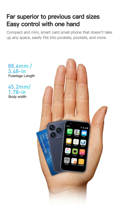 SERVO 18SE MINI Android Mini Smartphone 3G WCDMA 2GB RAM 16GB ROM Wi-Fi Hotspot GPS 3.0" Touch Small Smart Phones 2 SIM Standby