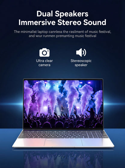 2026 New Core i9 9880H Windows 11 Pro Laptop 32GB RAM 2TB SSD for Gaming Office Studio High-Speed Notebook 5000mAh