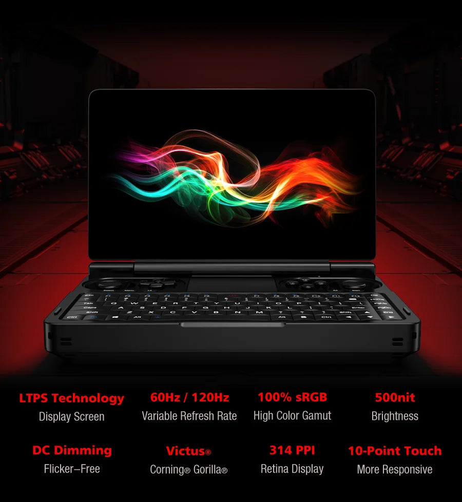 GPD WIN Mini 2025 AMD AI 9 HX 370 7Inch Handheld GamePad Tablet 32/64GB RAM 1/2TB ROM Pocket Mini PC Laptop Game Player Console