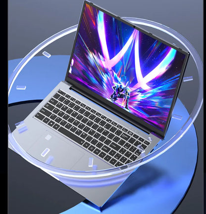 15.6 Inch Laptop PC 8GB LPDDR4 RAM 128GB SSD ROM Windows 10 Computer  4-Core Processor WIFI Intel Celeron N5095 CPU 2.00GHz