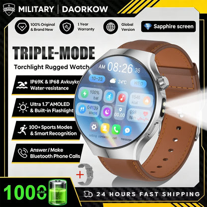 New smartwatch 2026-1.7-inch HD screen, 1000 mah battery, information alert function, multiple sports modes