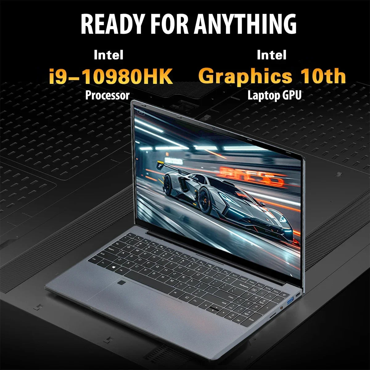 LENO15.6 Inch FHD Ultra Thin Laptop Intel i9-10980HK 16GB RAM 1TB/2TB SSD Fingerprint Unlock Windows 11 Gaming Business Notebook